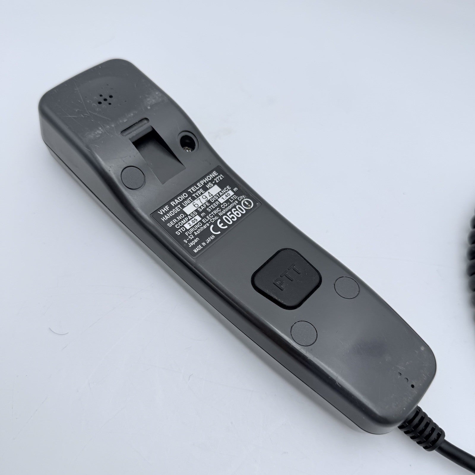 FURUNO HS-2721 RB-2721 Handset f/FM-2721 Marine VHF Radiotelephone – PERFECT!10