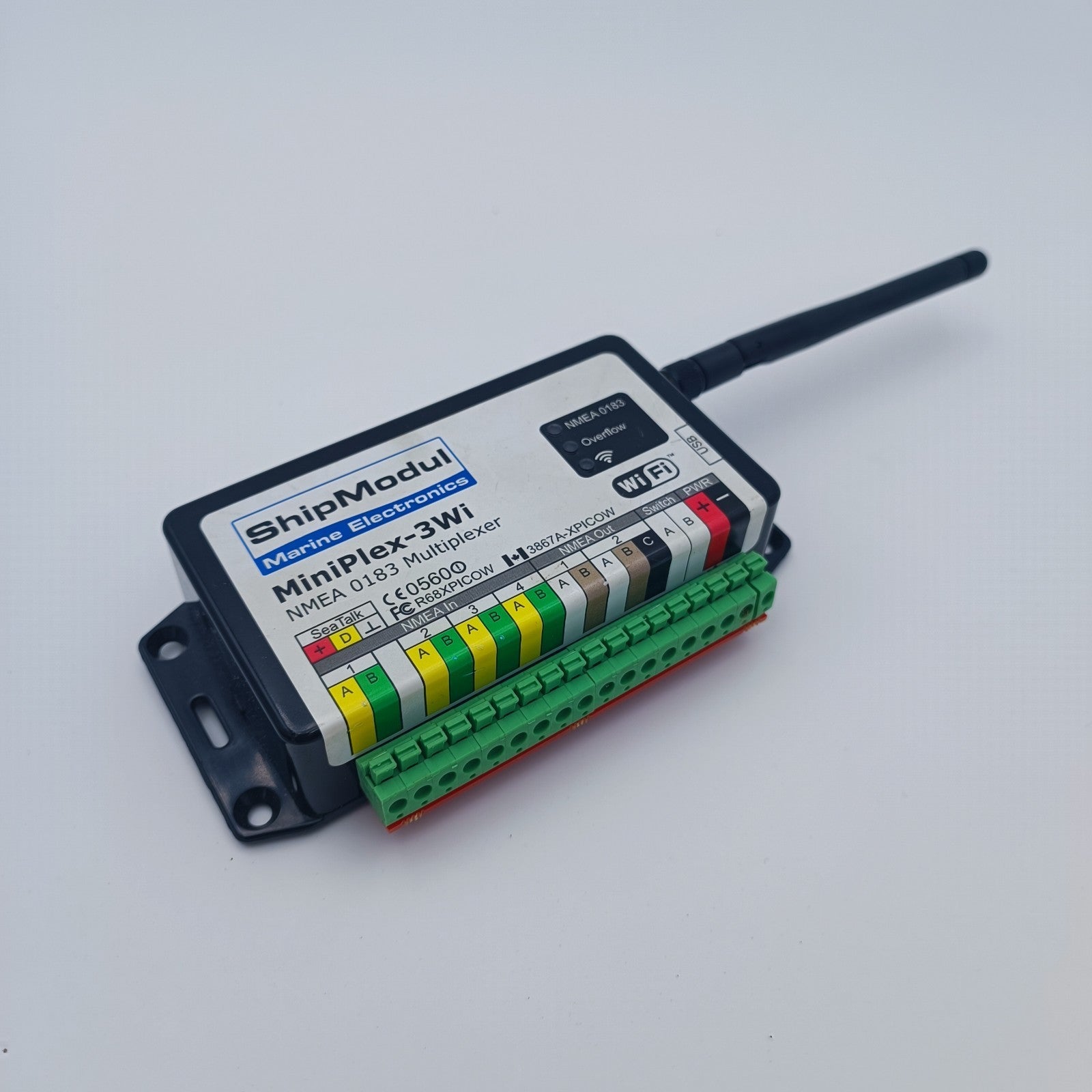 Shipmodul Miniplex-3Wi NMEA0183  Multiplexer WiFi USB NMEA 0183 In Out1