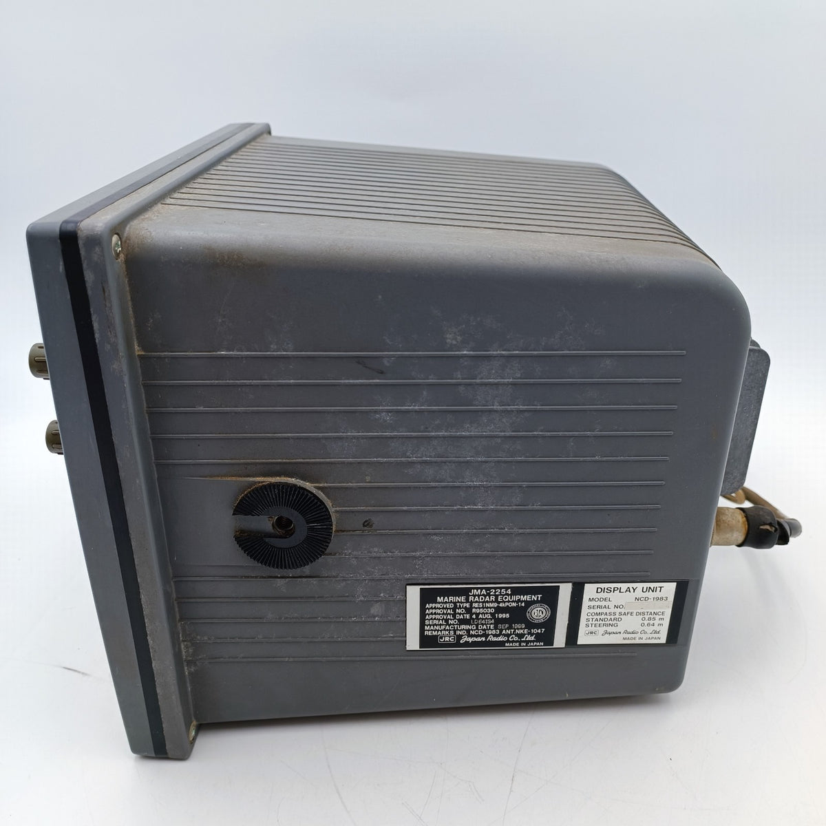 JRC JMA-2254 Marine Radar Display Unit NCD-1983 CRT JMA 2254 Raster Scan3