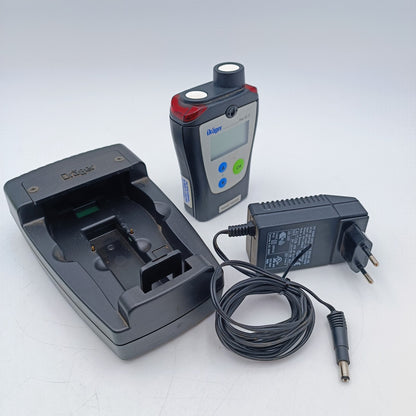 Drager Pac Ex 2 Methane Methan Gas Detector w/ Charging Cradle EX2 COMPLETE SET0