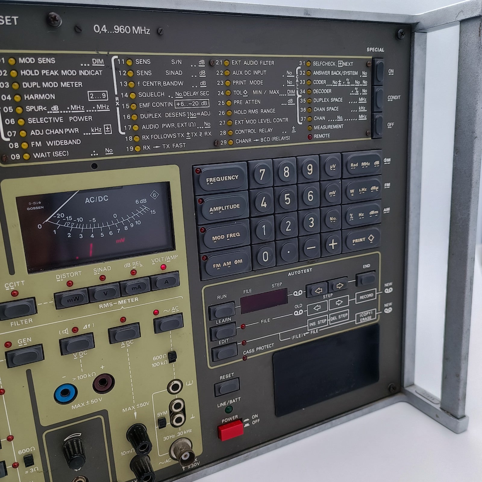 Schlumberger Stabilock 4040 Radio Communication Test Set 0.4-960 MHz PERFECT1