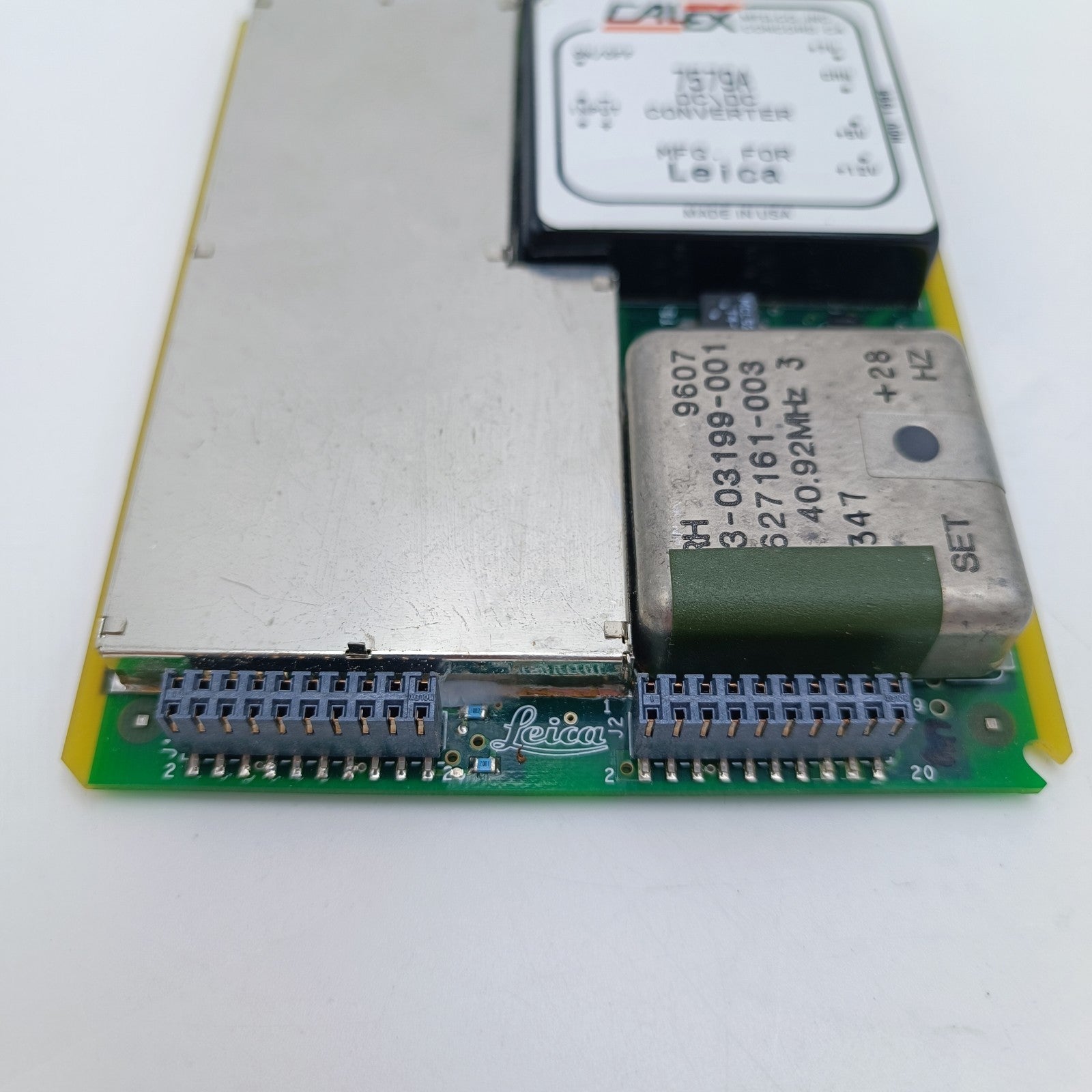 Leica GPS Receiver Internal PCB w/ Calex 7579A DC/DC Converter SMA Antenna 5