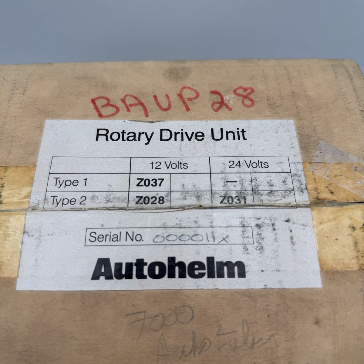 Autohelm T2 Mechanical Rotary Drive 24V Z031 Autopilot Raymarine Raytheon Type 25