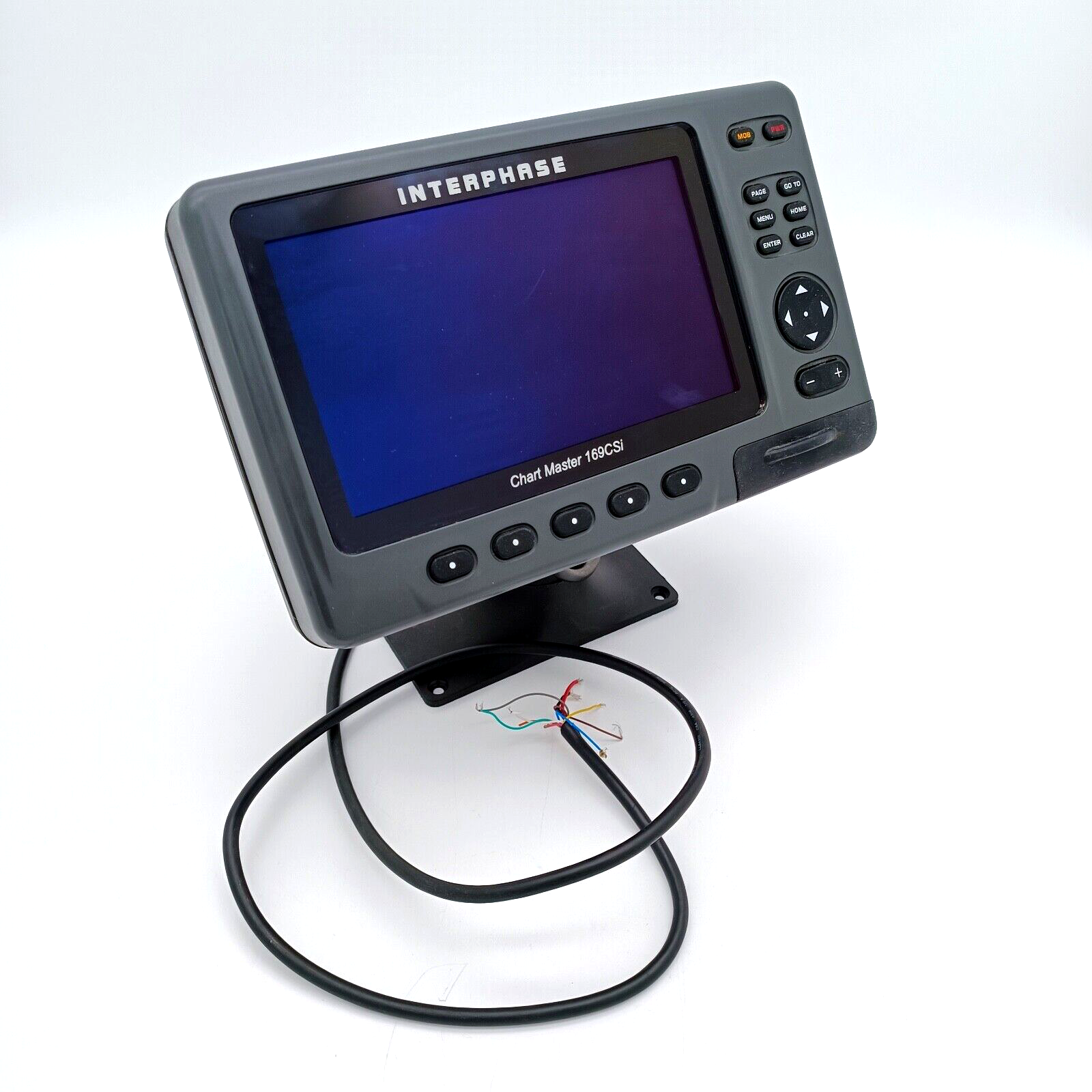 Used Chartplotters INTERPHASE Chartplotters Marine CHART MASTER 169CSi w/ Mount and Manua