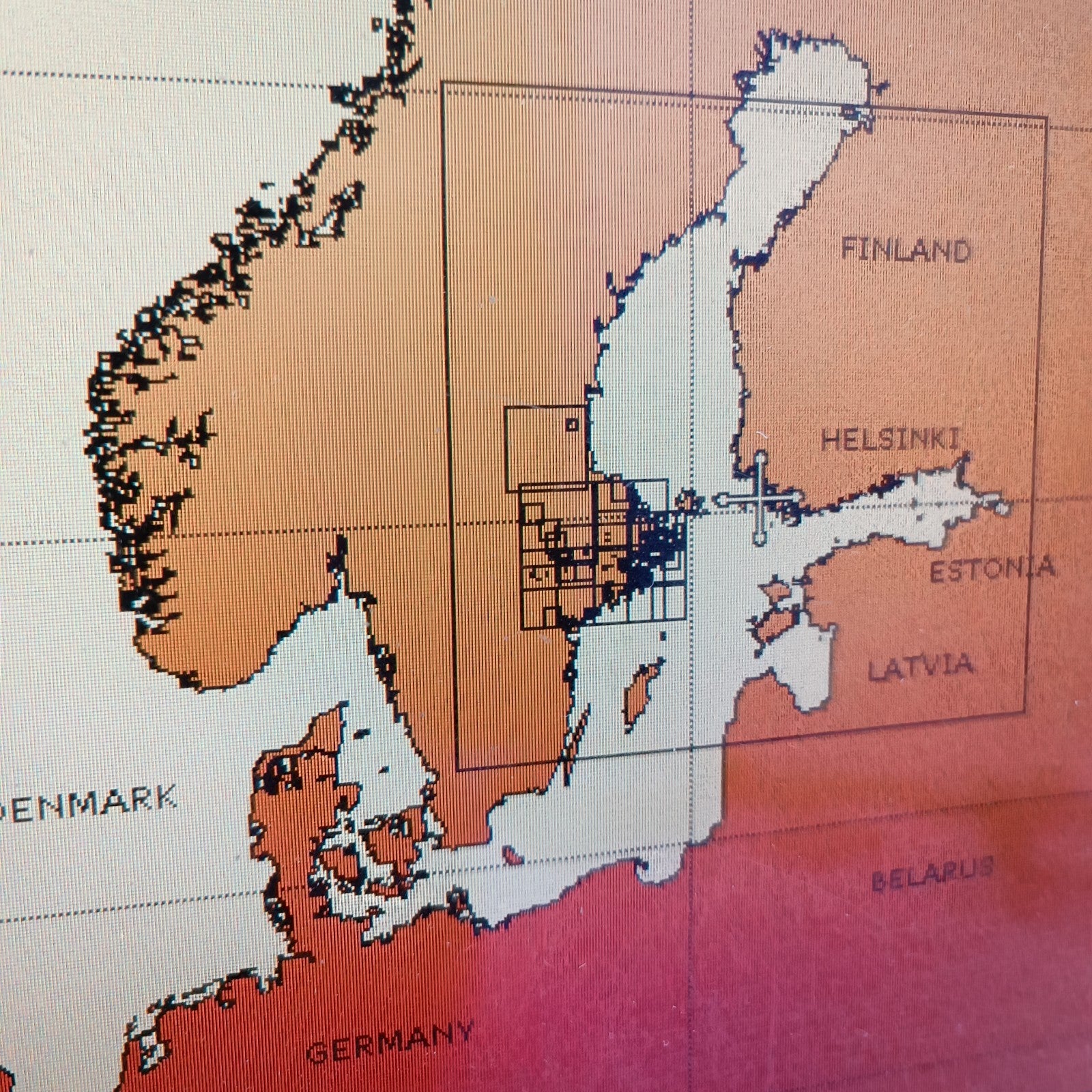 NAVIONICS SWEDEN WEST DENMARK 5G483S2 Marine Charts CF Card Raymarine Geonav0
