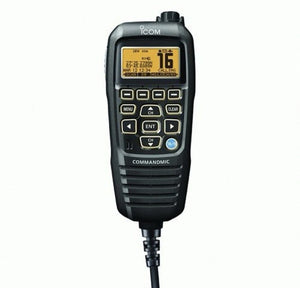 Icom HM-195B CommandMic IV Remote Microphone Black DSC Marine Radio HM195B0