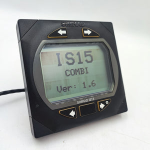 SIMRAD IS15 COMBI Instrument Display Unit 22094700 Speed Depth Wind Long Nav1