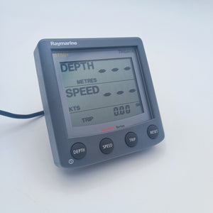 Raytheon Raymarine ST60+ TRIDATA PLUS Instrument Display A22004-P Depth Speed Te0