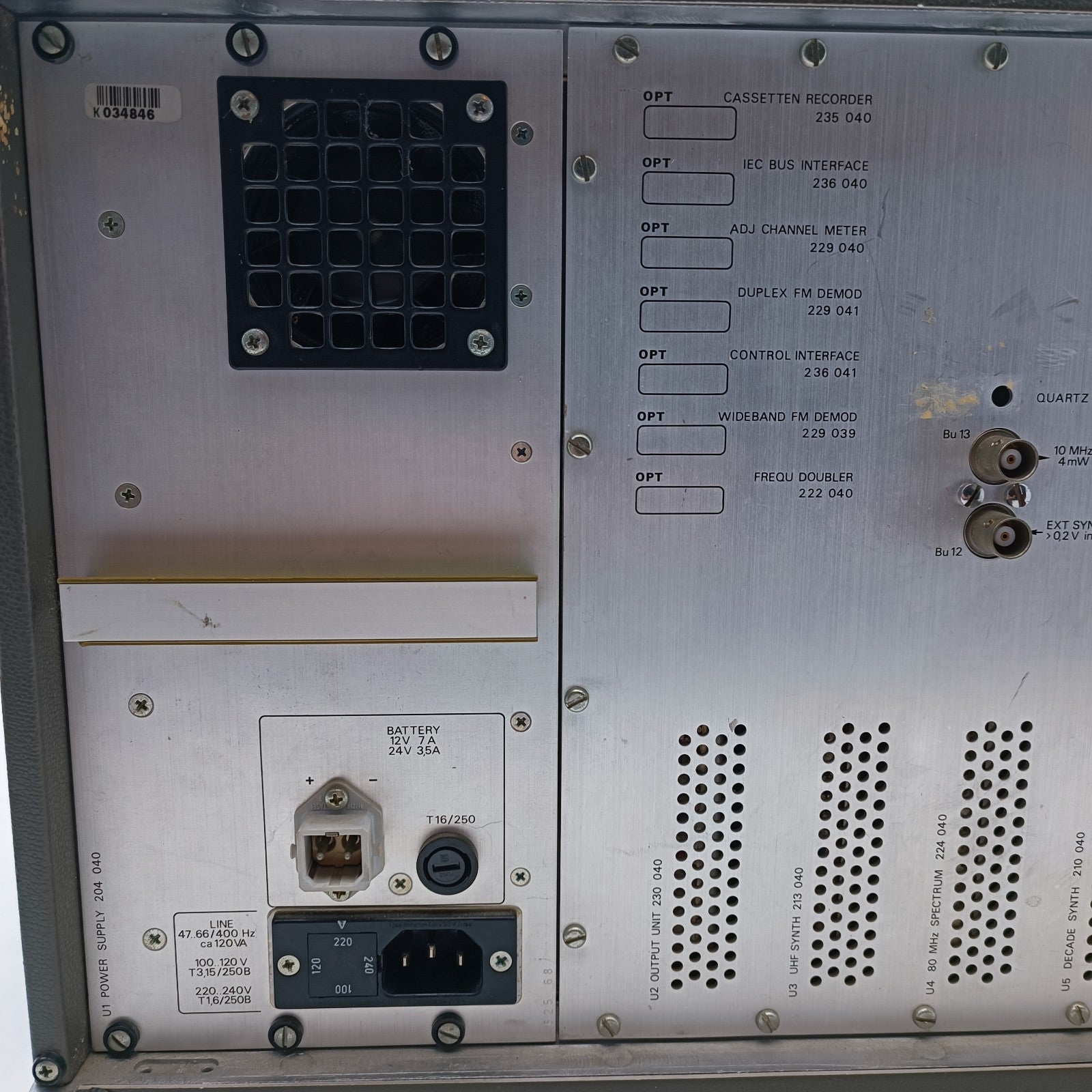 Schlumberger Stabilock 4040 Radio Communication Test Set 0.4-960 MHz PERFECT4