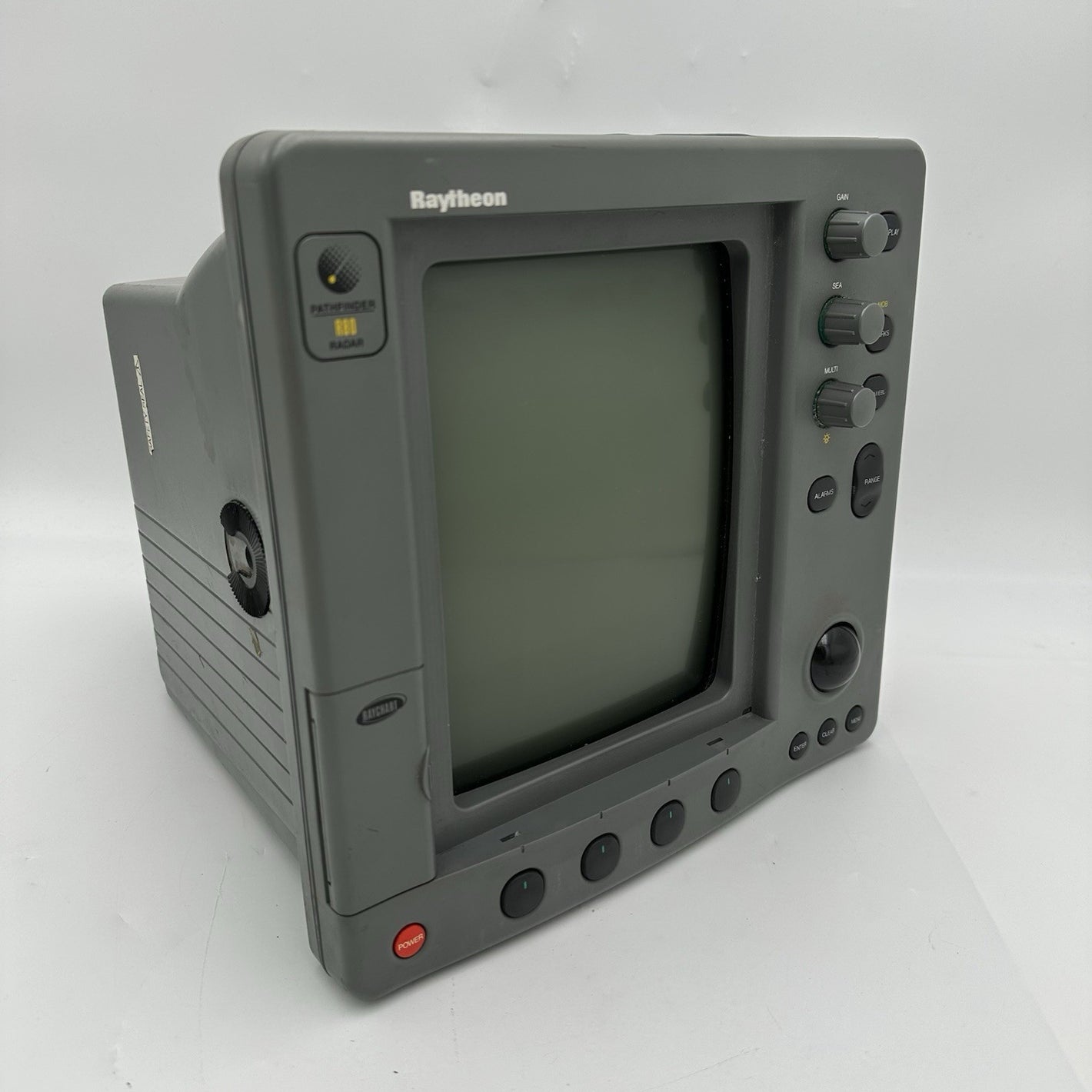 Raymarine R80 R80RC M92673 Raytheon 10 CRT Pathfinder Radar Chartplotter Display0