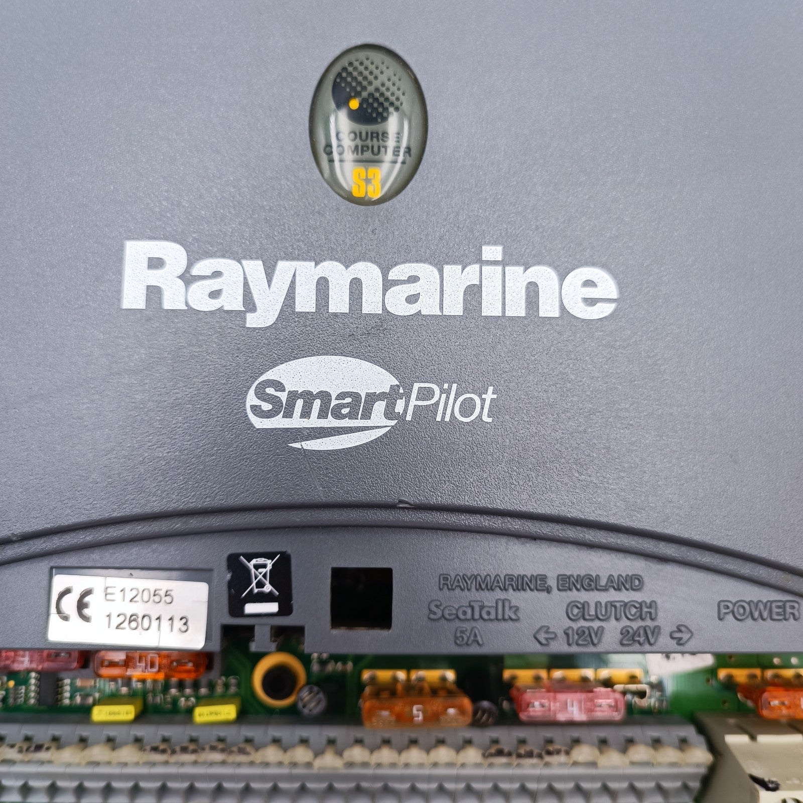 Raytheon SmartPilot S3 TYPE 400 Autopilot Course Computer E12055 Raymarine 3