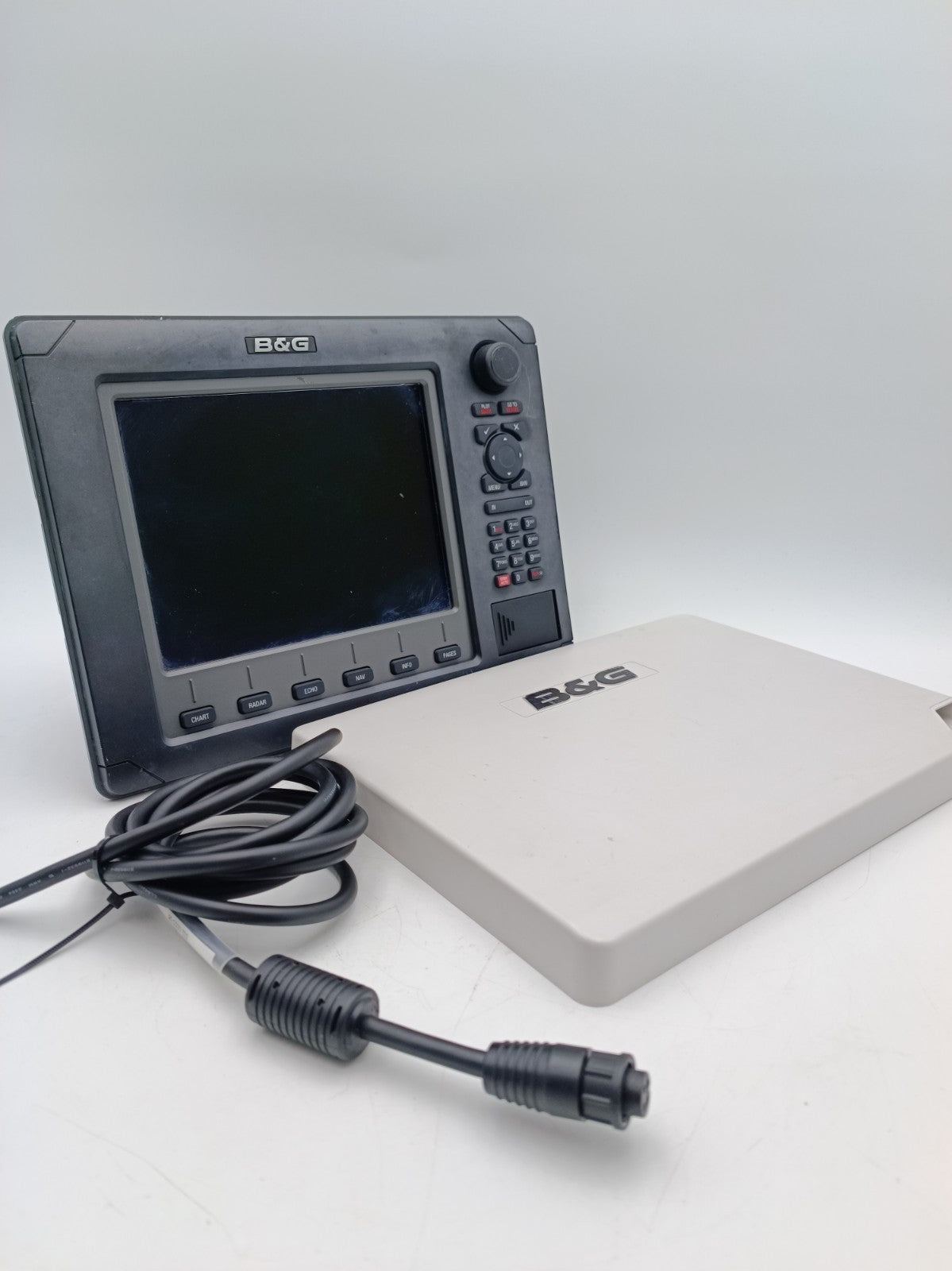 B&G Zeus Z8 8" Marine GPS Chartplotter MFD Display w/ Sun Cover & Power Cable1