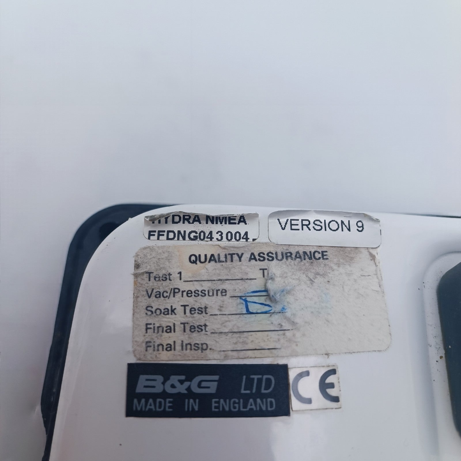 B&G HYDRA 2000 NMEA Instrument DISPLAY Unit Brookes & Gatehouse 240-00-0284