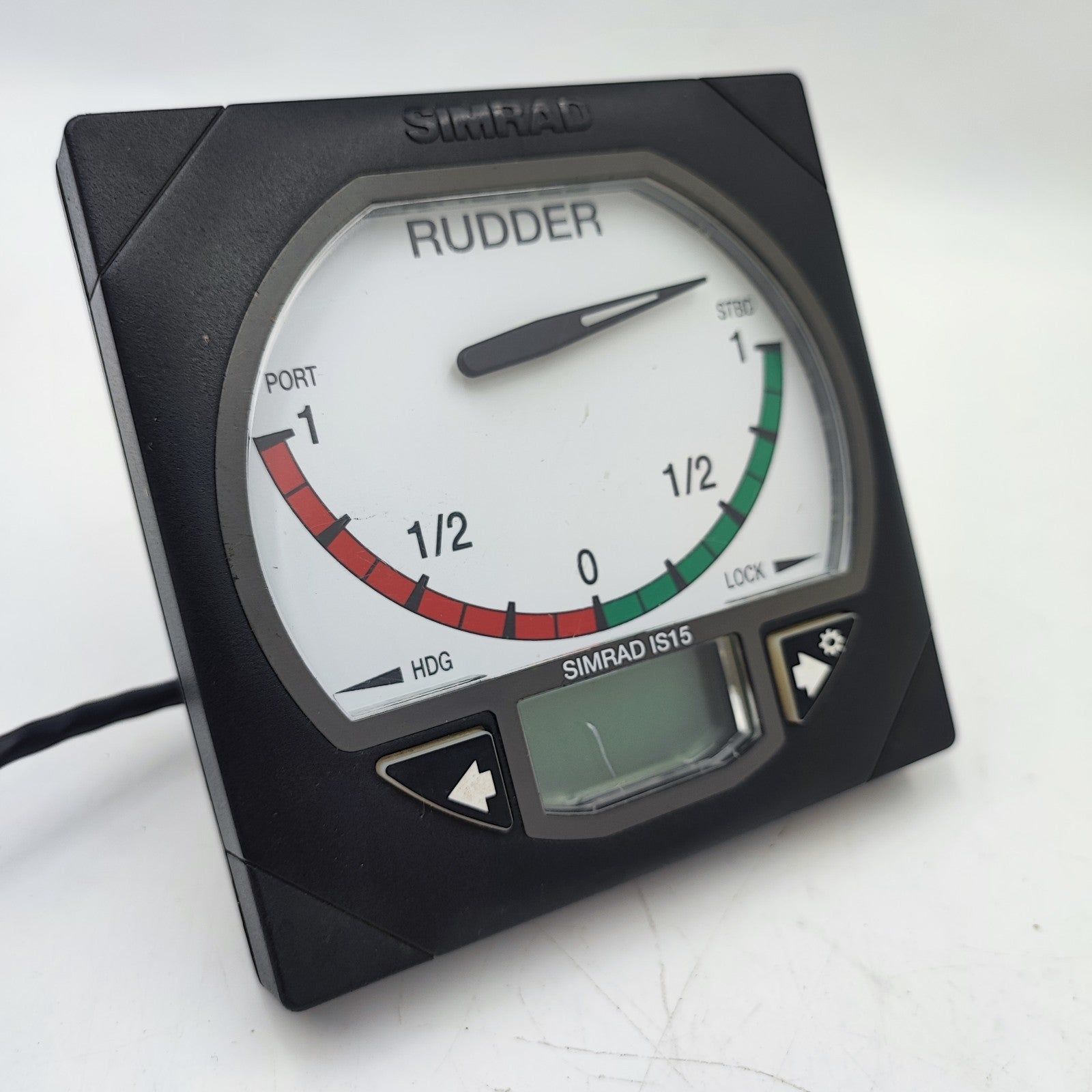 SIMRAD IS15 RUDDER Instrument Display Unit P/N 22094775 f/ Rudder Transducer0