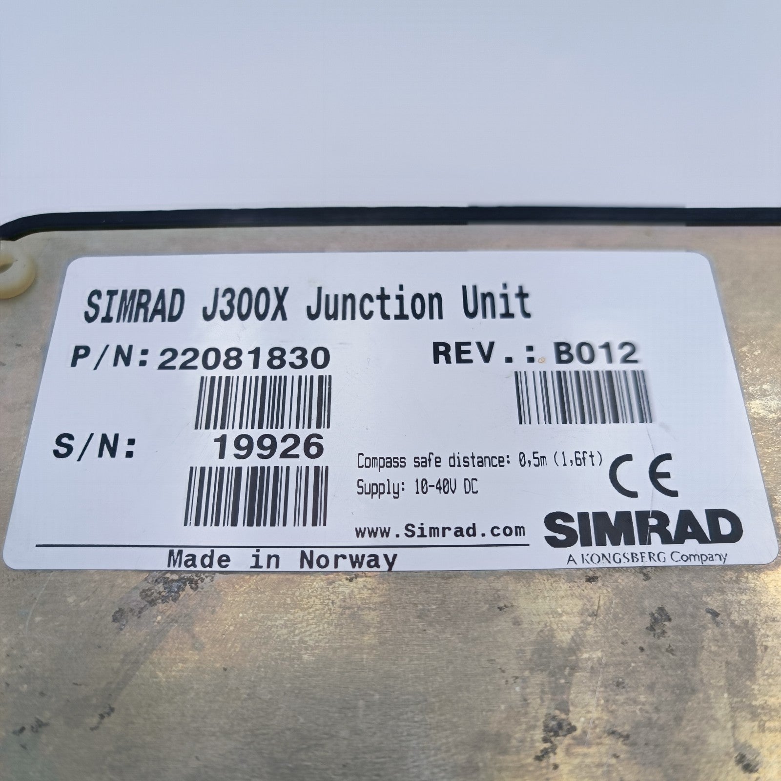 Simrad Robertson Type J300X 22081830 Boat Autopilot Course Computer J300X 2