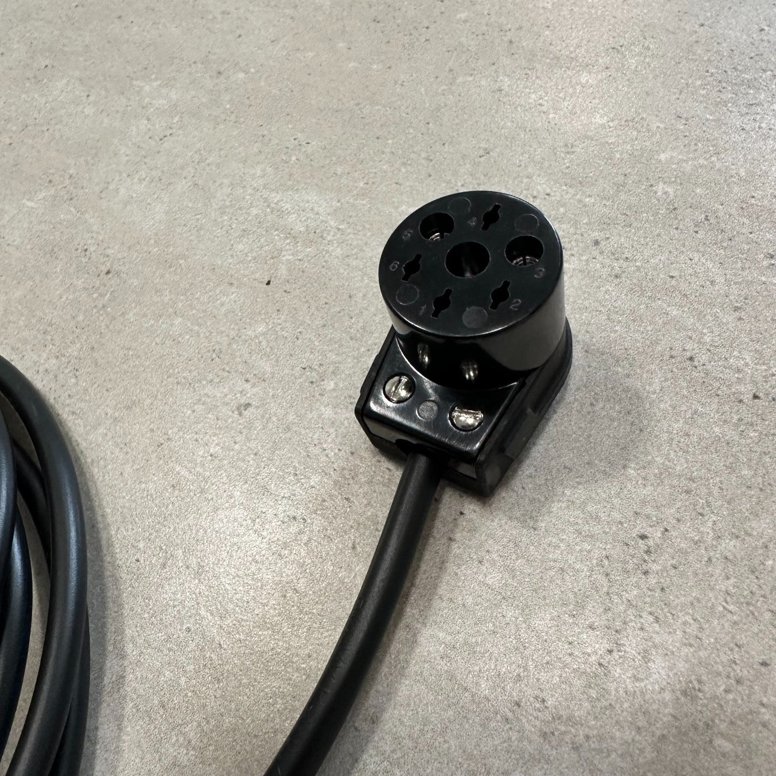 Sailor SP DC radio plug Power Cable RT2048 RT144 R109 Hirschmann MEK 60 MEK602