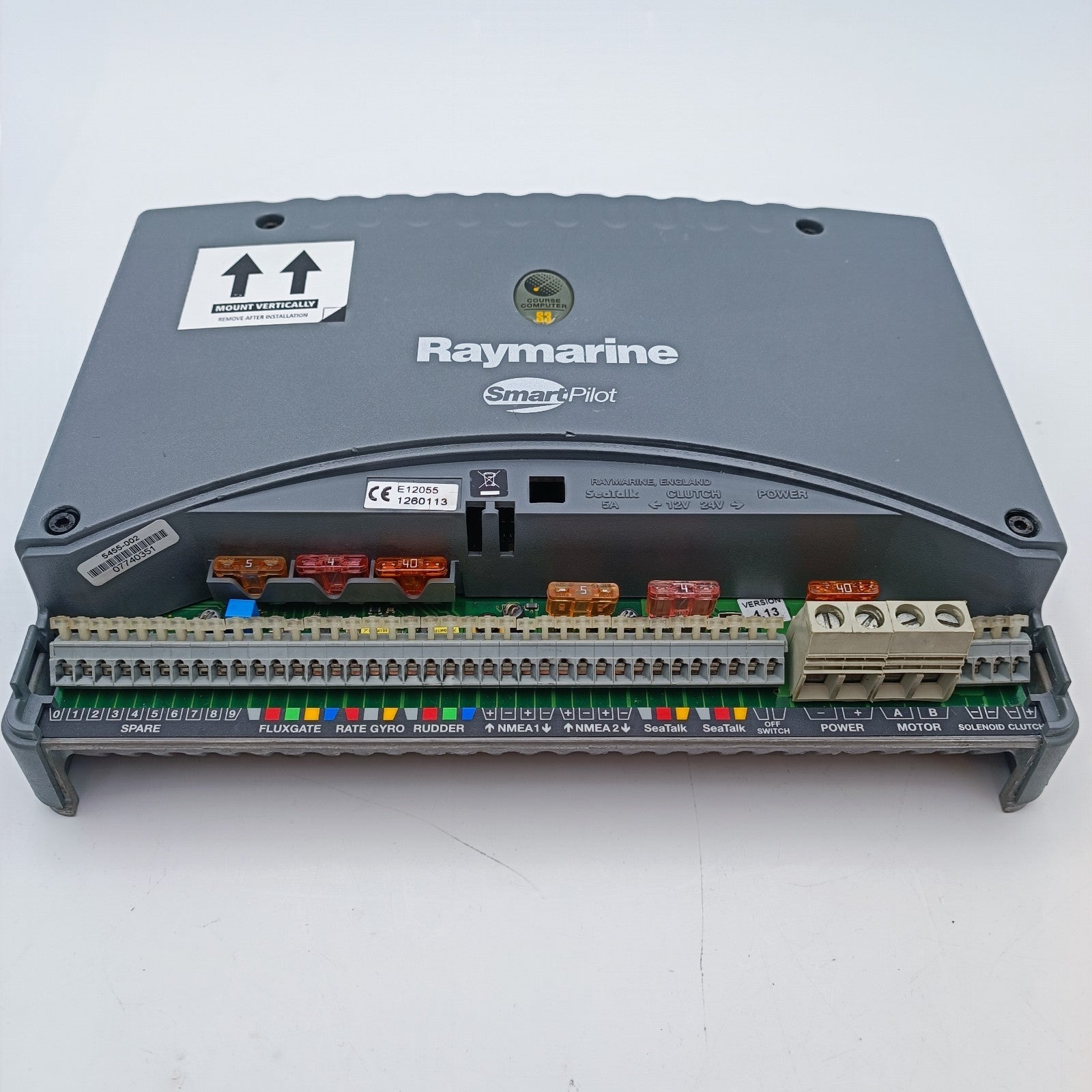 Raytheon SmartPilot S3 TYPE 400 Autopilot Course Computer E12055 Raymarine 2