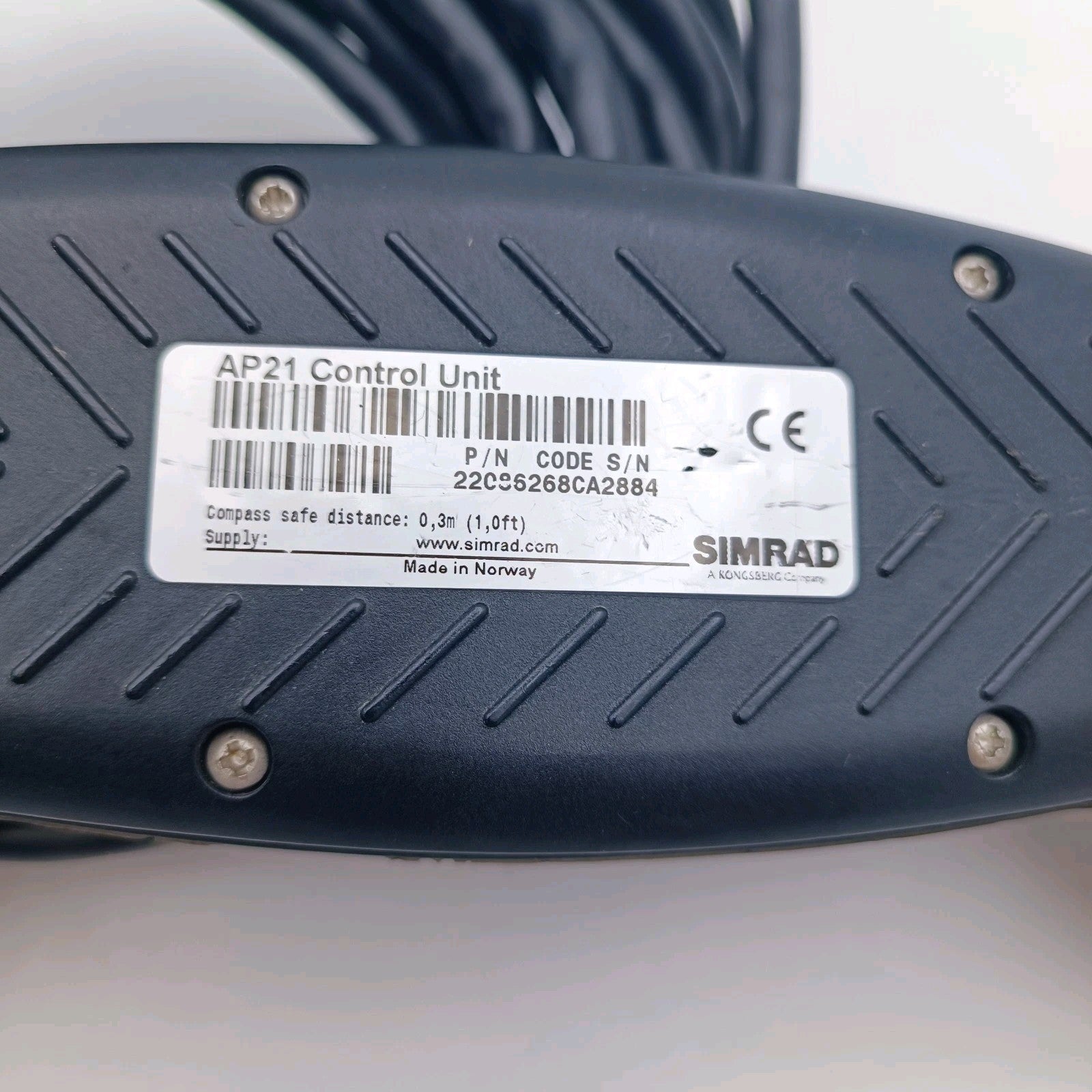 Simrad AP21 P/N 22086268 Handheld Autopilot Control Head Remote Controller J300X3