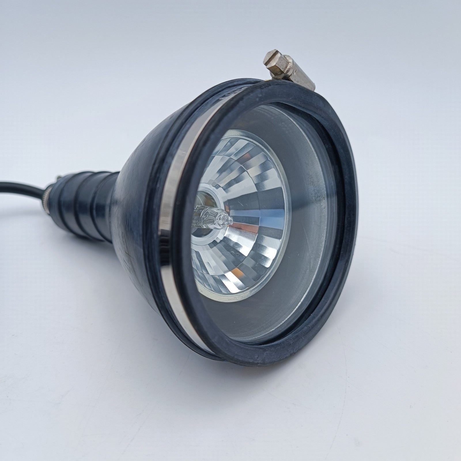Marine Portable Halogen Searchlight Spotlight Boat Work Light 8A Plug Cable 12V3