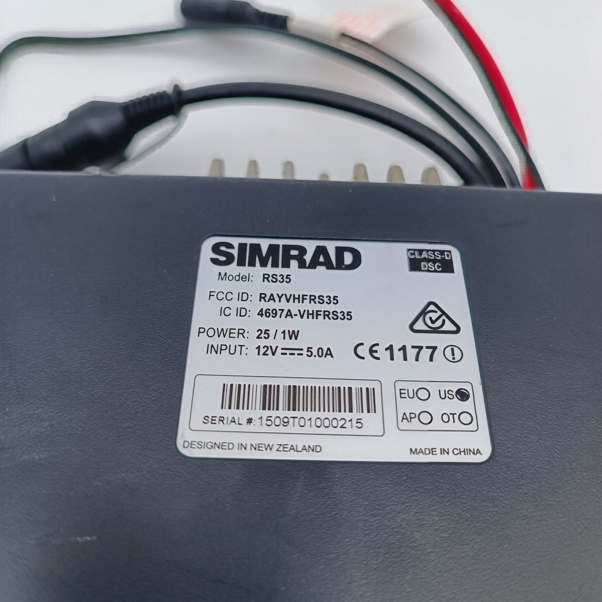 Simrad RS35 Marine VHF Radio Class D DSC 25W w/ Microphone & Sun Cover16