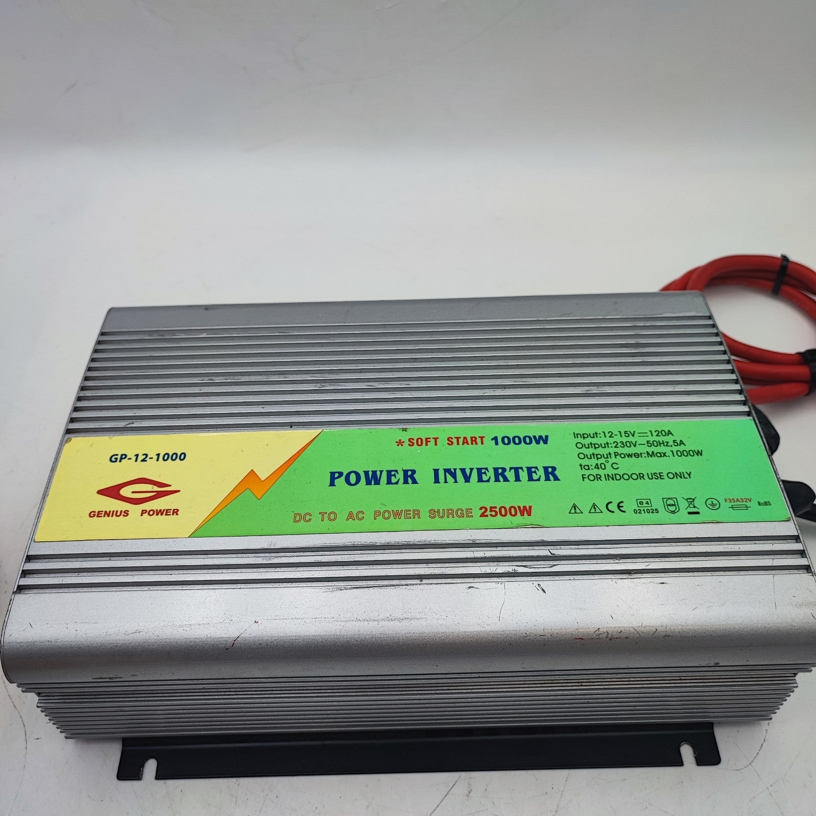 Genius Power G121000 Power Inverter Compact and Portable Marine Boat 1000W 2407