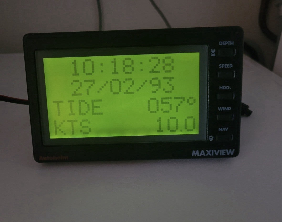 Autohelm ST50 MAXIVIEW Instrument Display Unit Depth Wind Speed4
