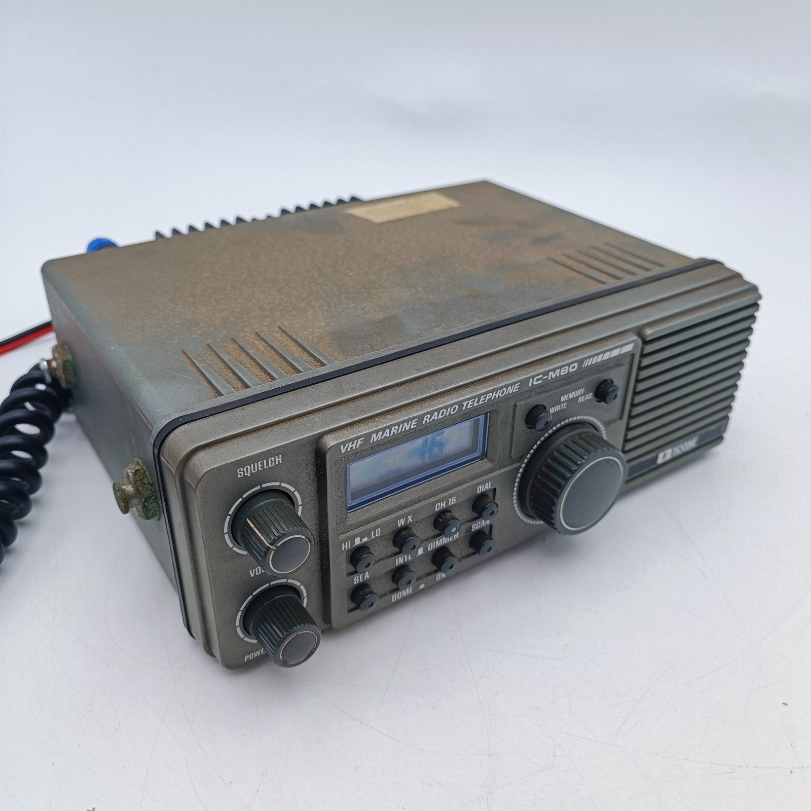ICOM IC-M80 VHF Marine Radio Telephone With Handset IC M80 Transceiver Japan2