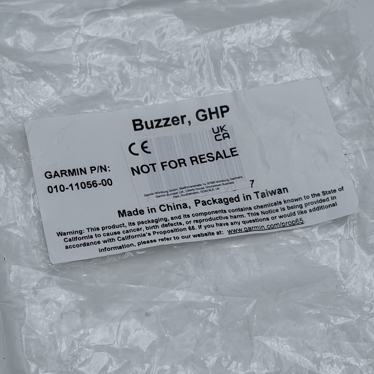 Garmin ECU GHP Buzzer f/ Compact Reactor Electronic Unit Autopilot 010-11056-004