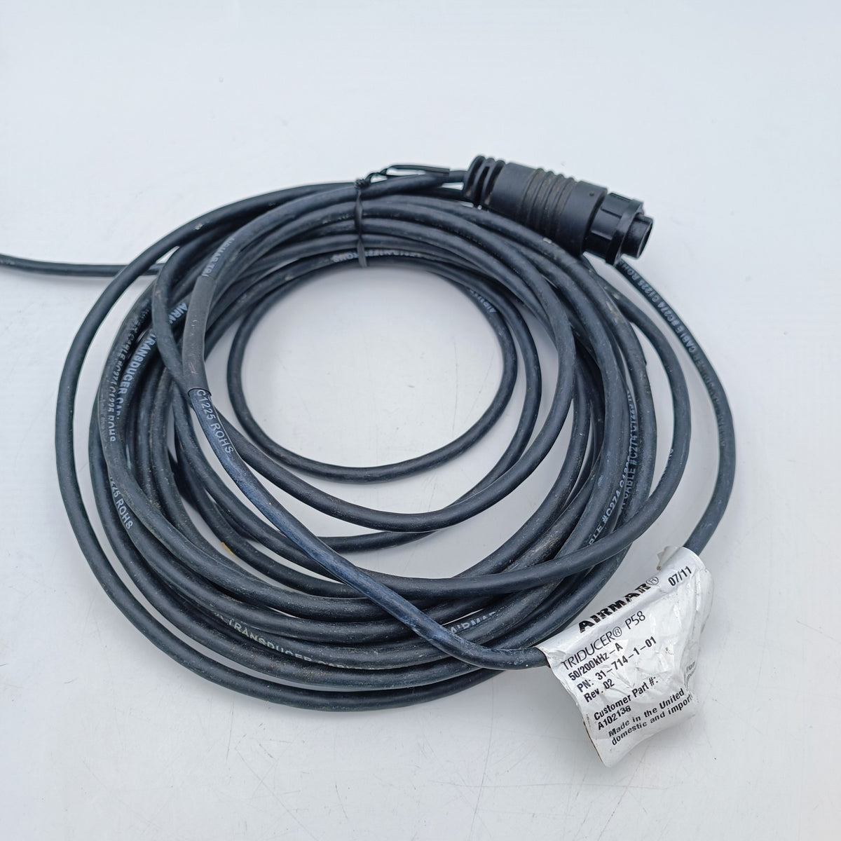 Raymarine AIRMAR P58 Triducer A60 A65 DSM25 Transom Depth Transducer A10213812