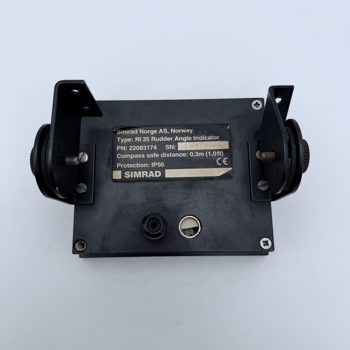 SIMRAD RI35 Rudder Angle Indicator 22083174 Boat Marine RI 35 f/ Autopilot3