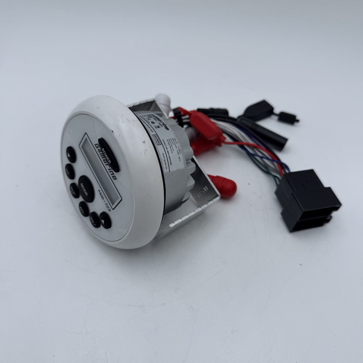 G4marine MDD-705 Marine Stereo Radio Receiver – White Round Panel Mount6