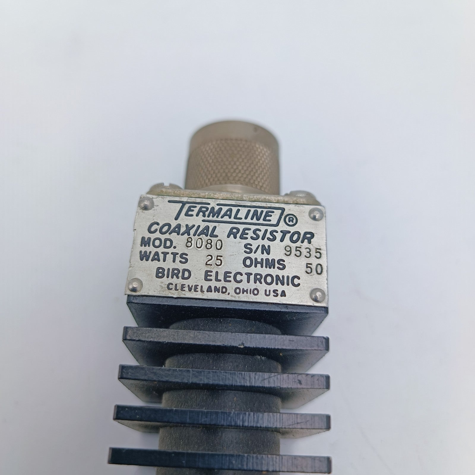 BIRD Termaline Coaxial Resistor 8085 25 Watt 50 Ohm Boat Marine HAM Amateur Radi2