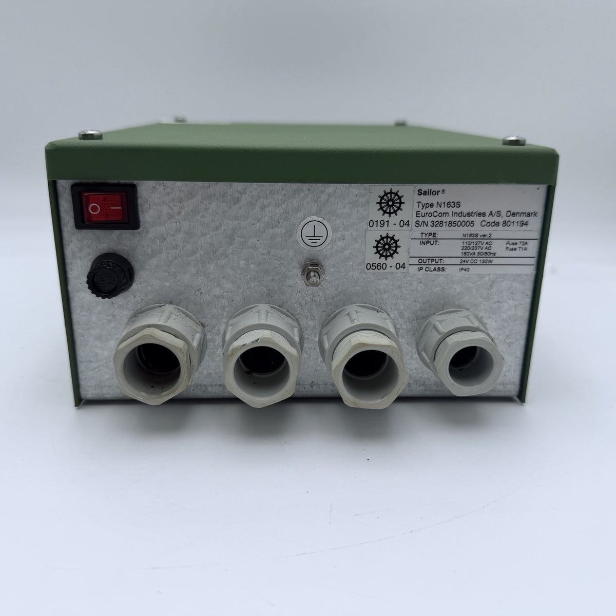 SAILOR N163S Ver.2 AC/DC Power Supply 24V 130W Marine Radio EuroCom Denmark2