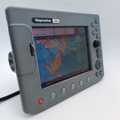 Raymarine C80 Chartplotter GPS Fishfinder Radar 8.4 LCD Display MFD E02020 Sonar0