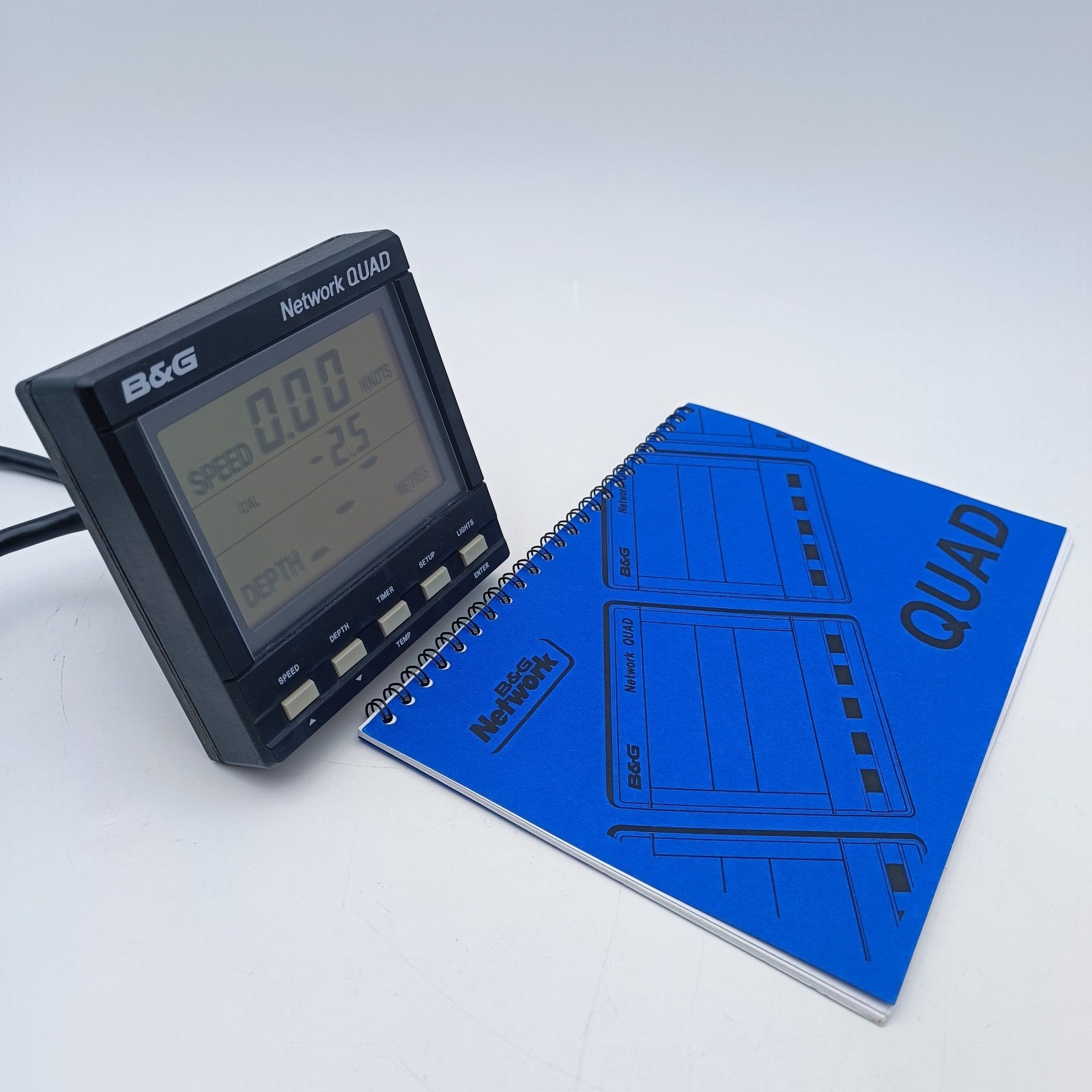 B&G Network QUAD Instrument Display Unit Speed Depth Temp Marine Boat Brookes2