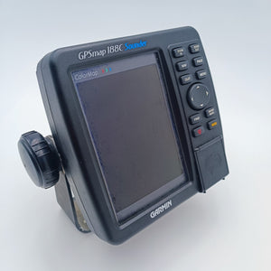 GARMIN GPSMAP 188C COLOR SOUNDER CHART PLOTTER FISH FINDER GPS w/ KNOBS & COVER0