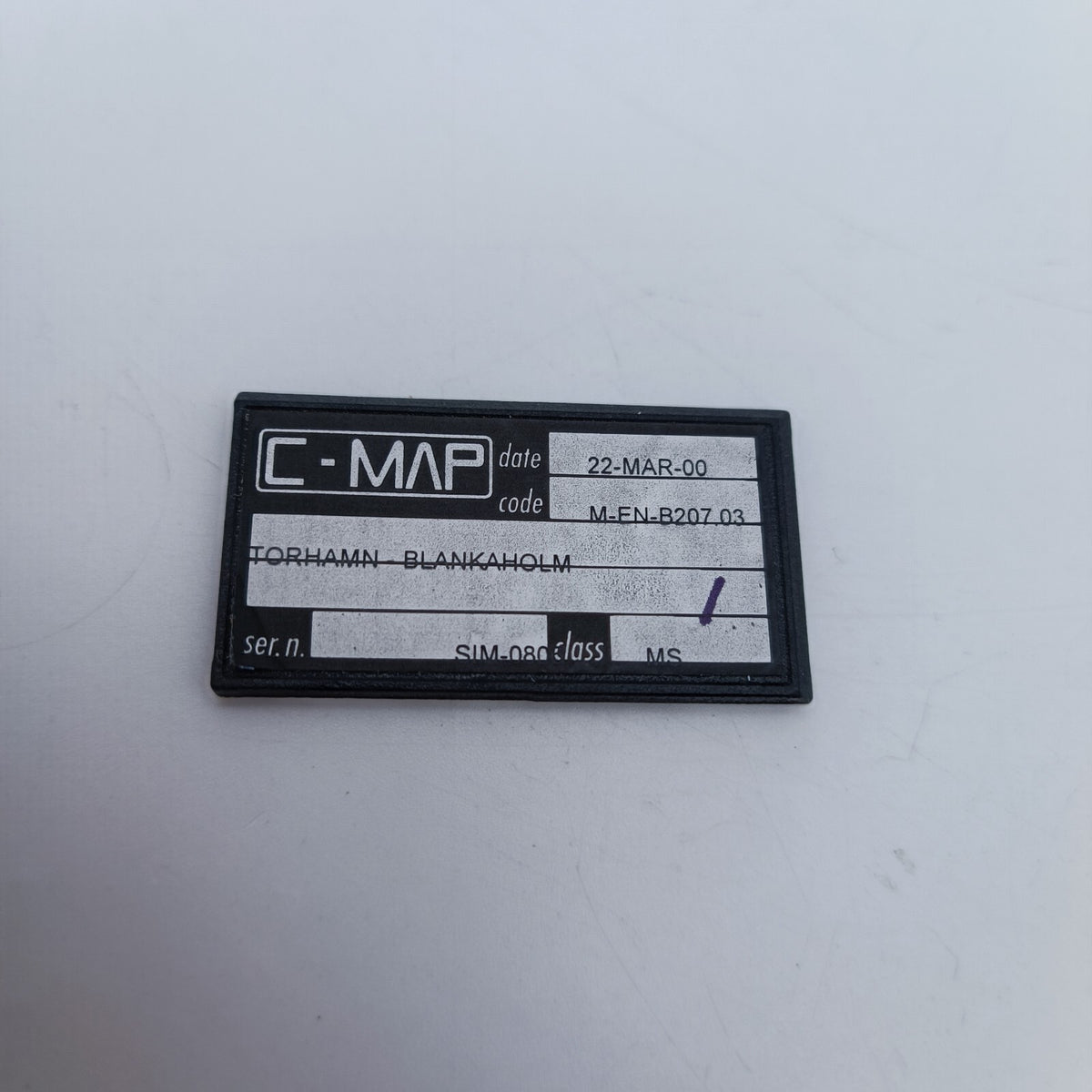 C-MAP NT EN-B207 TORHAM BLANKAHOLM C-Card Chart SIMRAD Furuno Raymarine Geonav0