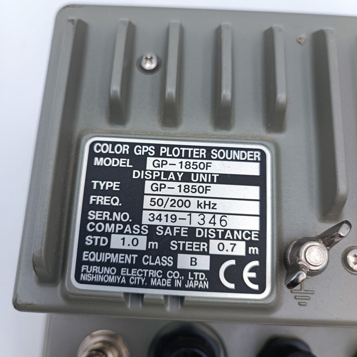Furuno GP-1850F Color GPS Plotter Sounder Display Unit 50/200kHz Marine GPS11