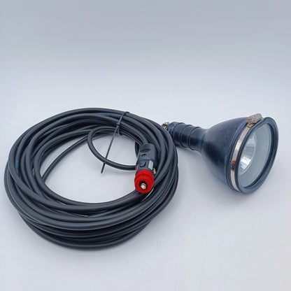 Marine Portable Halogen Searchlight Spotlight Boat Work Light 8A Plug Cable 12V0