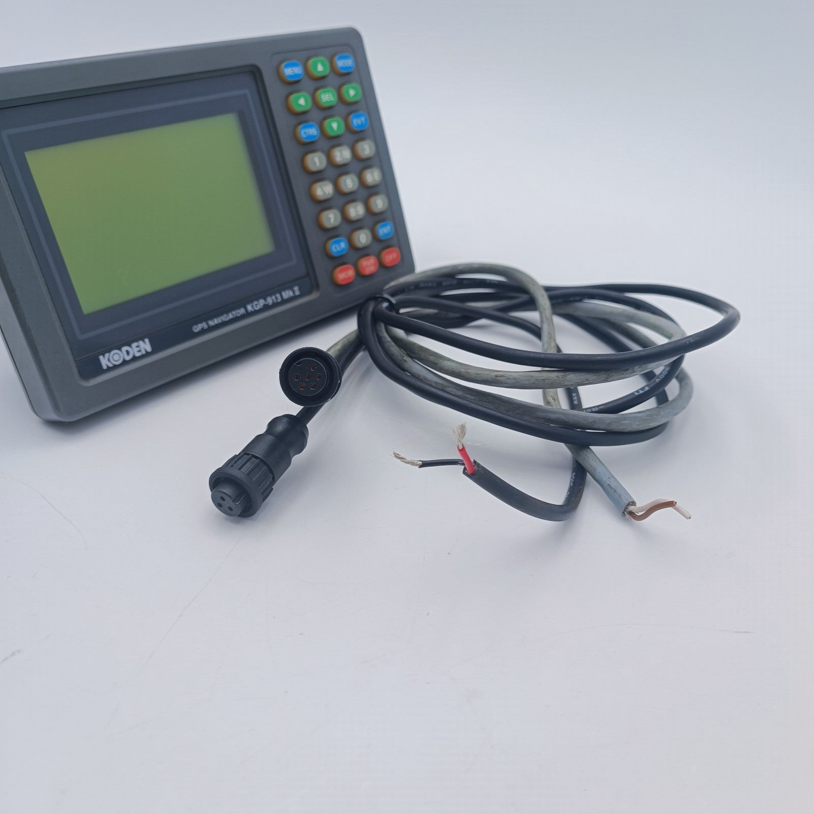 KODEN KGP-913 MK II GPS Navigator Graphic Display Unit Alarm Capability NMEA01831