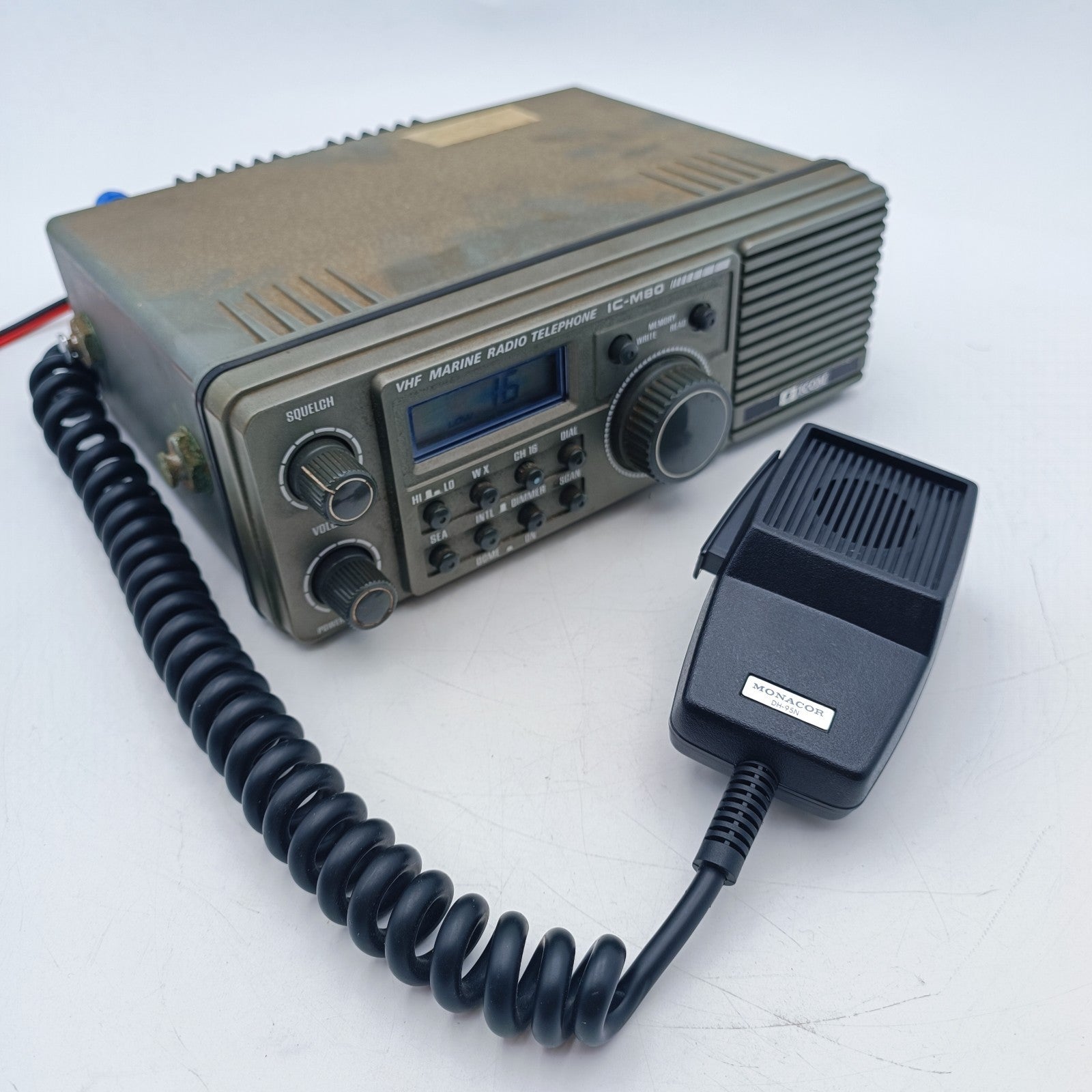 ICOM IC-M80 VHF Marine Radio Telephone With Handset IC M80 Transceiver Japan0