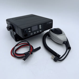 Motorola GM900 MR504B UHF Mobile Radio 403-470MHz 25W w/ Mic Bracket HAM Radio0