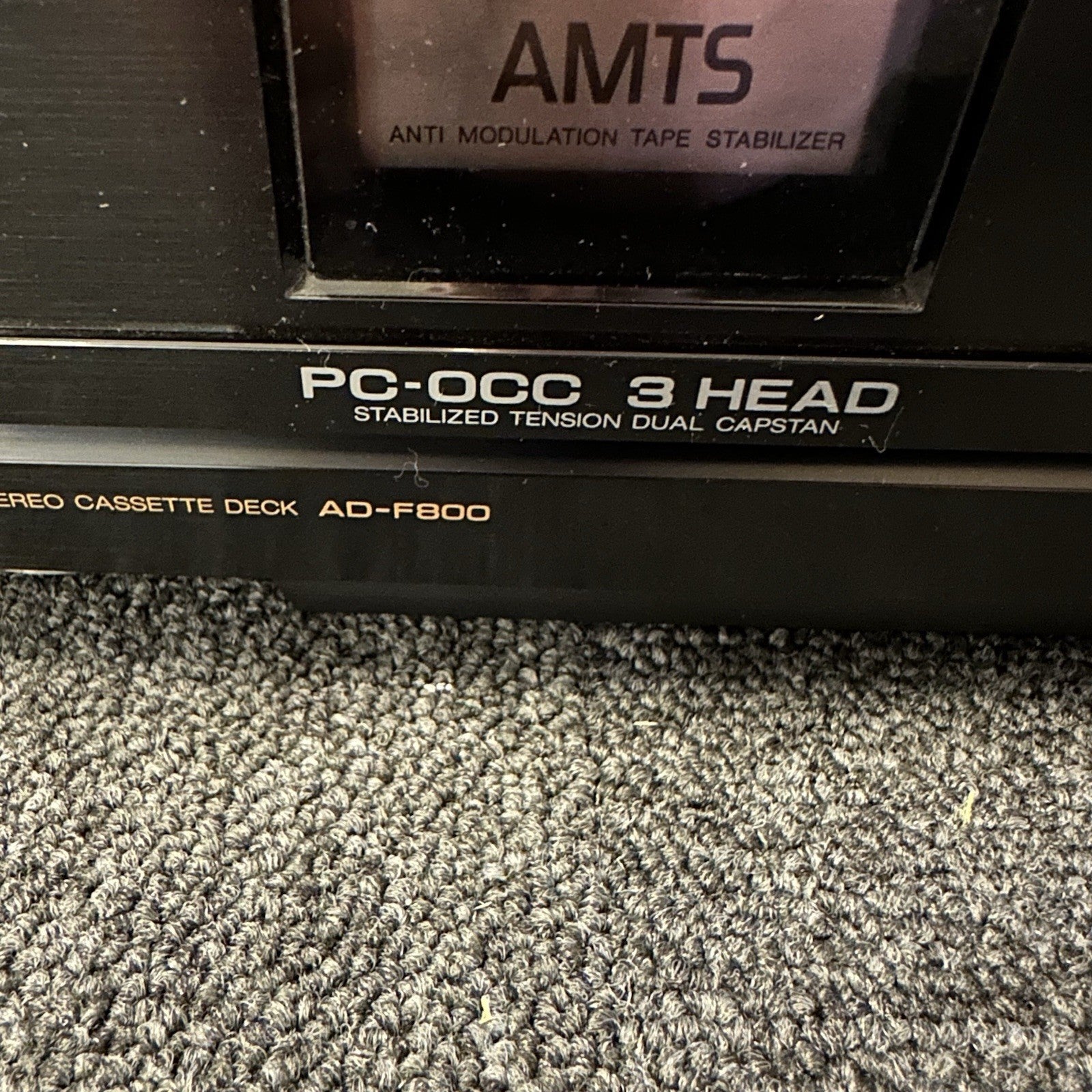 AIWA AD-F800 3 HEAD STEREO CASSETTE DECK PC-OCC 220V EU AD F800E Made In Japan3