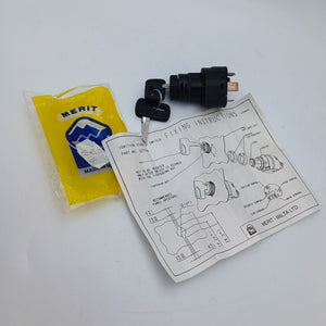 Merit Ignition Start Switch Boat Marine 12V 24V Inboard Outboard w/ Keys Yamaha0