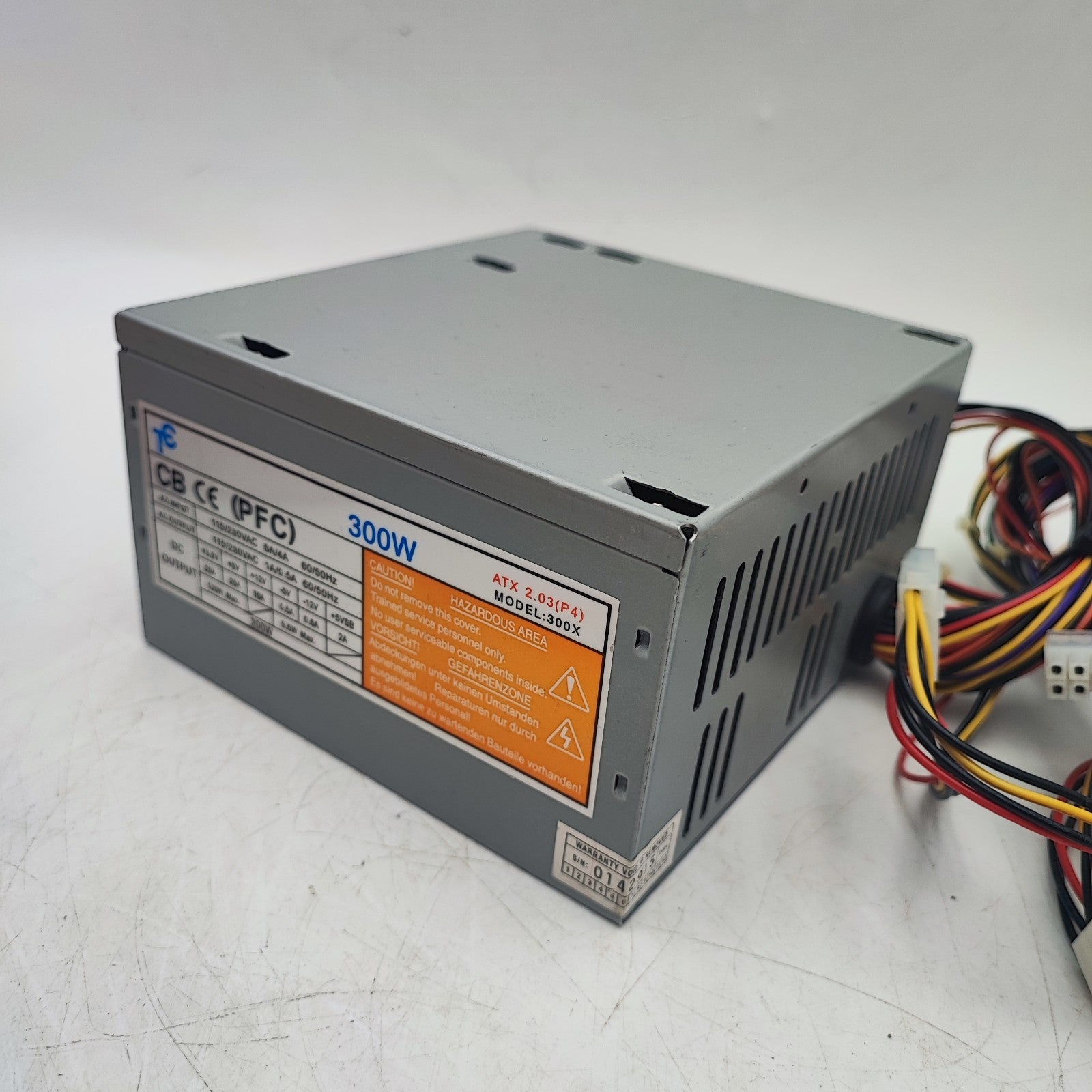 TE 300X Atx 2.03 300W Desktop Tower PC Power Supply 115230V 1