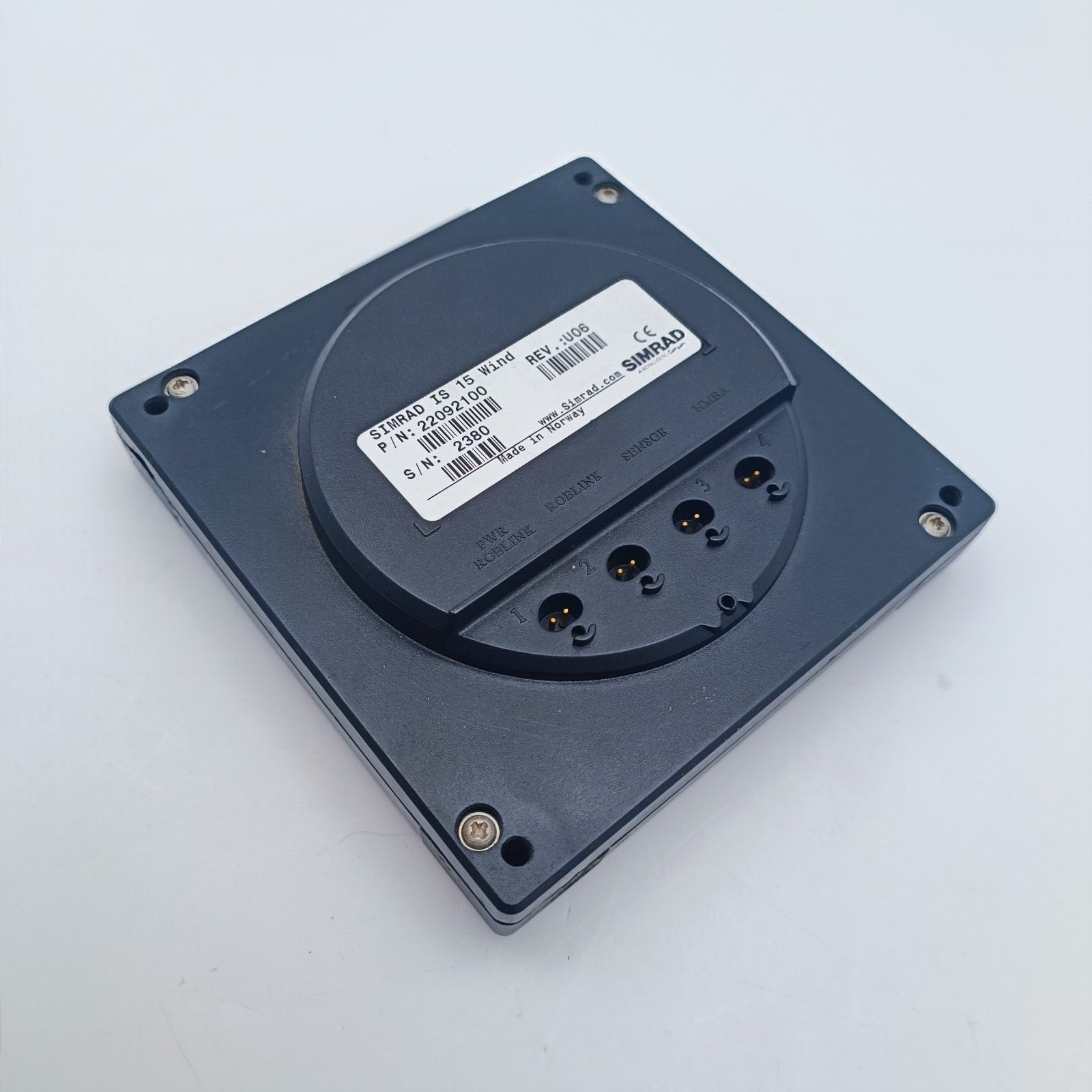 SIMRAD IS15 WIND Instrument Display Unit P/N 22094676 IS 15 Robnet3