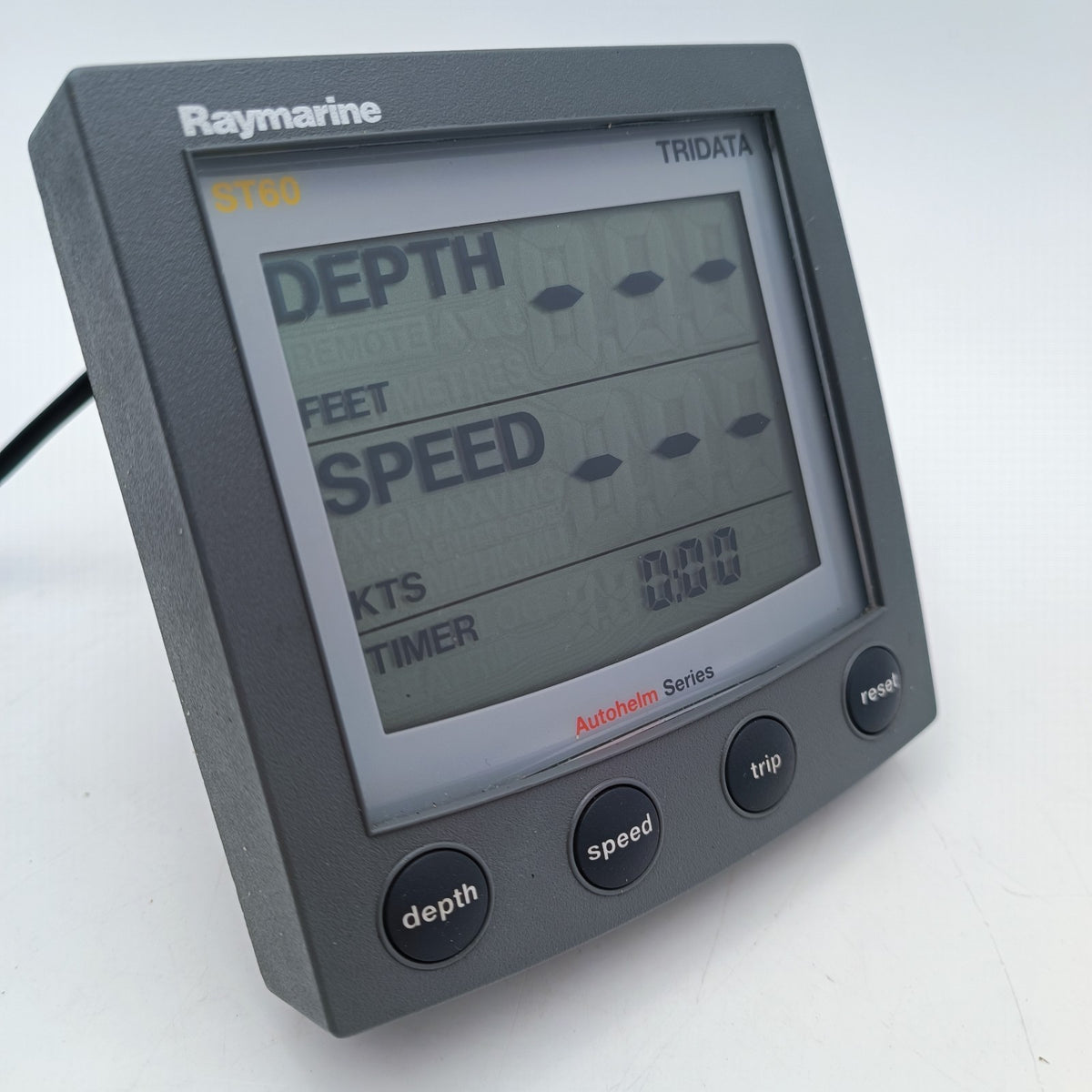 RAYMARINE ST60 TRIDATA Repeater Instrument Display Unit A22017 Raytheon Autohelm0