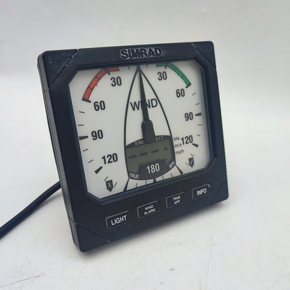 Simrad IS12 WIND Instrument Display E03897 W Speed Direction Display TW Navico0