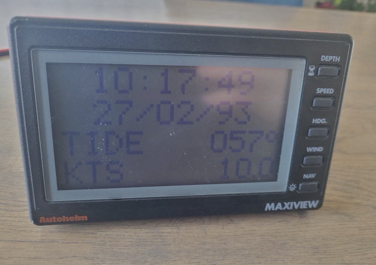 Autohelm ST50 MAXIVIEW Instrument Display Unit Depth Wind Speed3