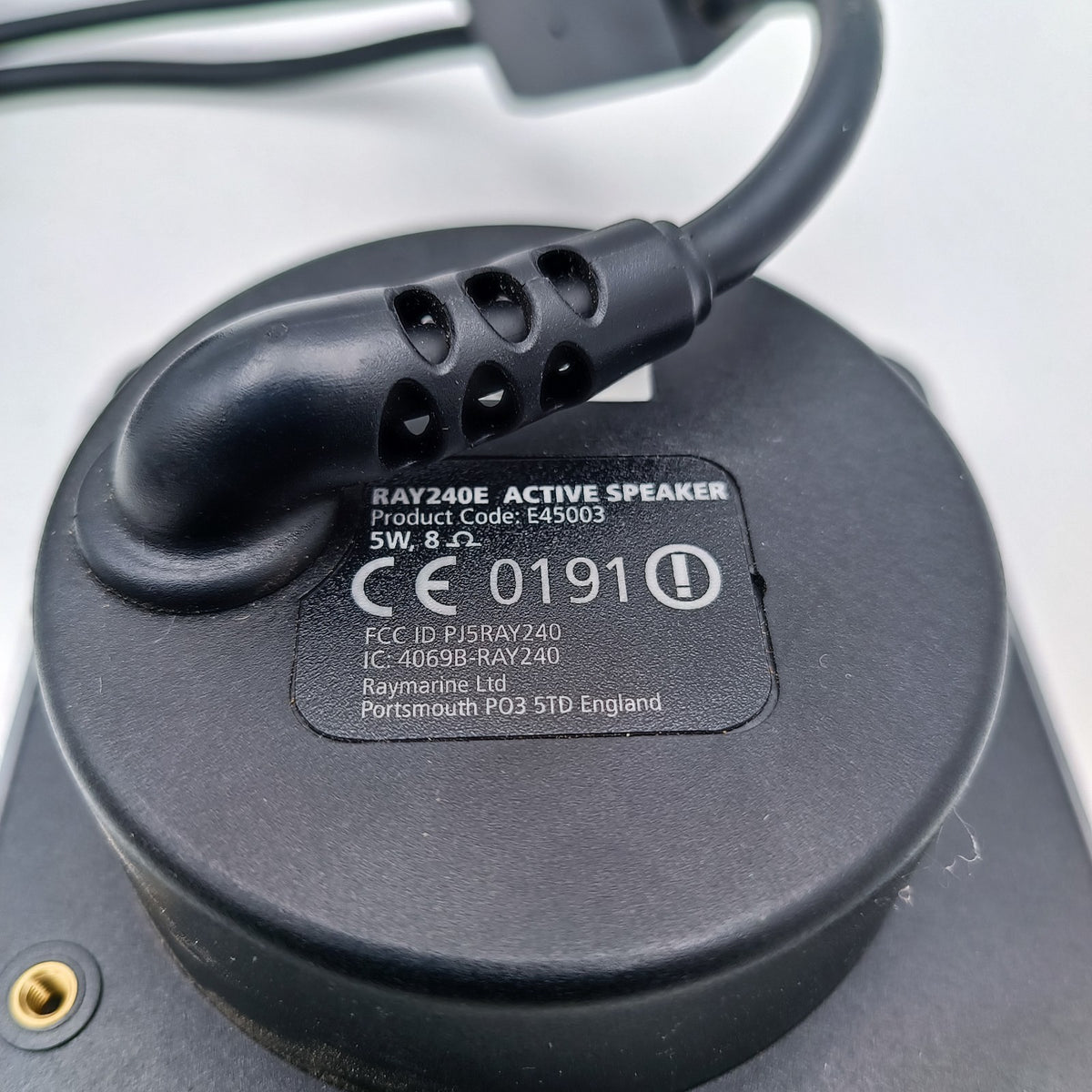 Raymarine RAY240 RAY240E Active Speaker f/ Marine VHF E45003 E45002 RAY 24012